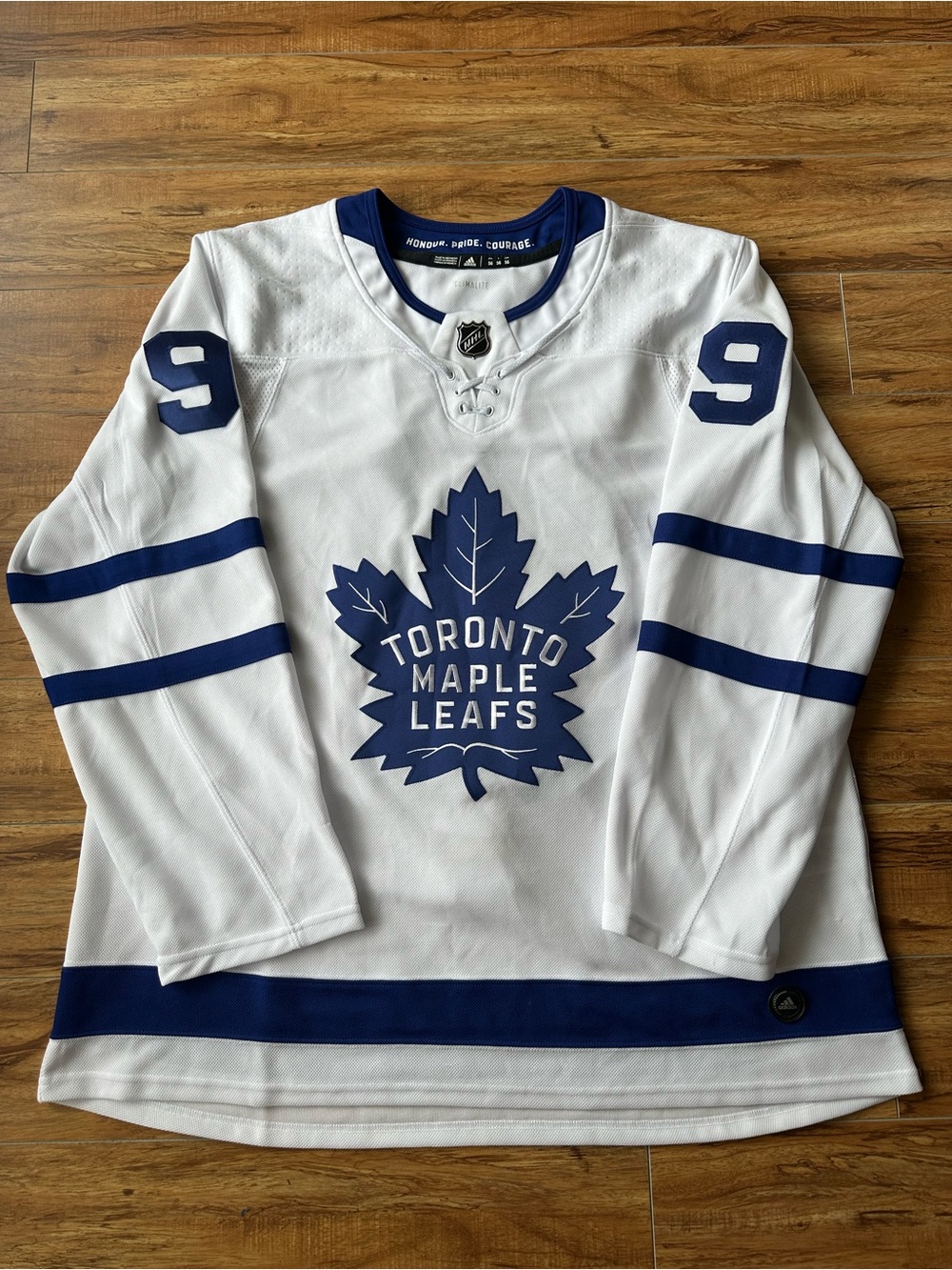 adidas White and Blue Toronto Maple Leafs NHL Hockey Jersey TAVARES